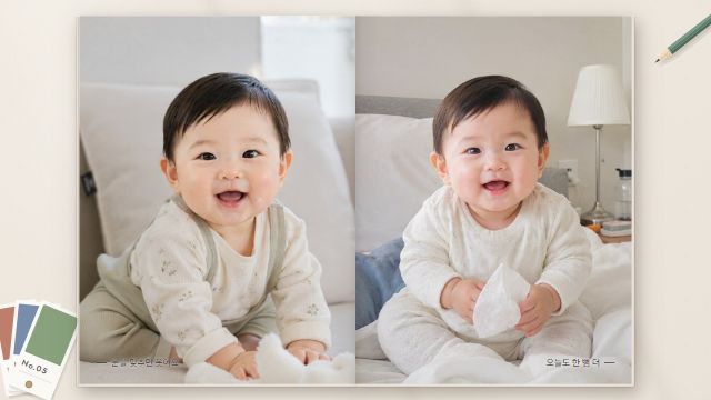 월간 우리 아기 9번째 장면 — 특별 화보 — 열 달의 얼굴